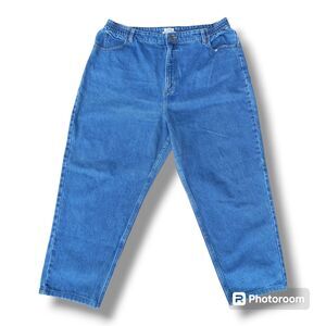 Vintage LL Bean Original Fit Relaxed Jeans-Size 20 Petite-Elastic Waist-Mom